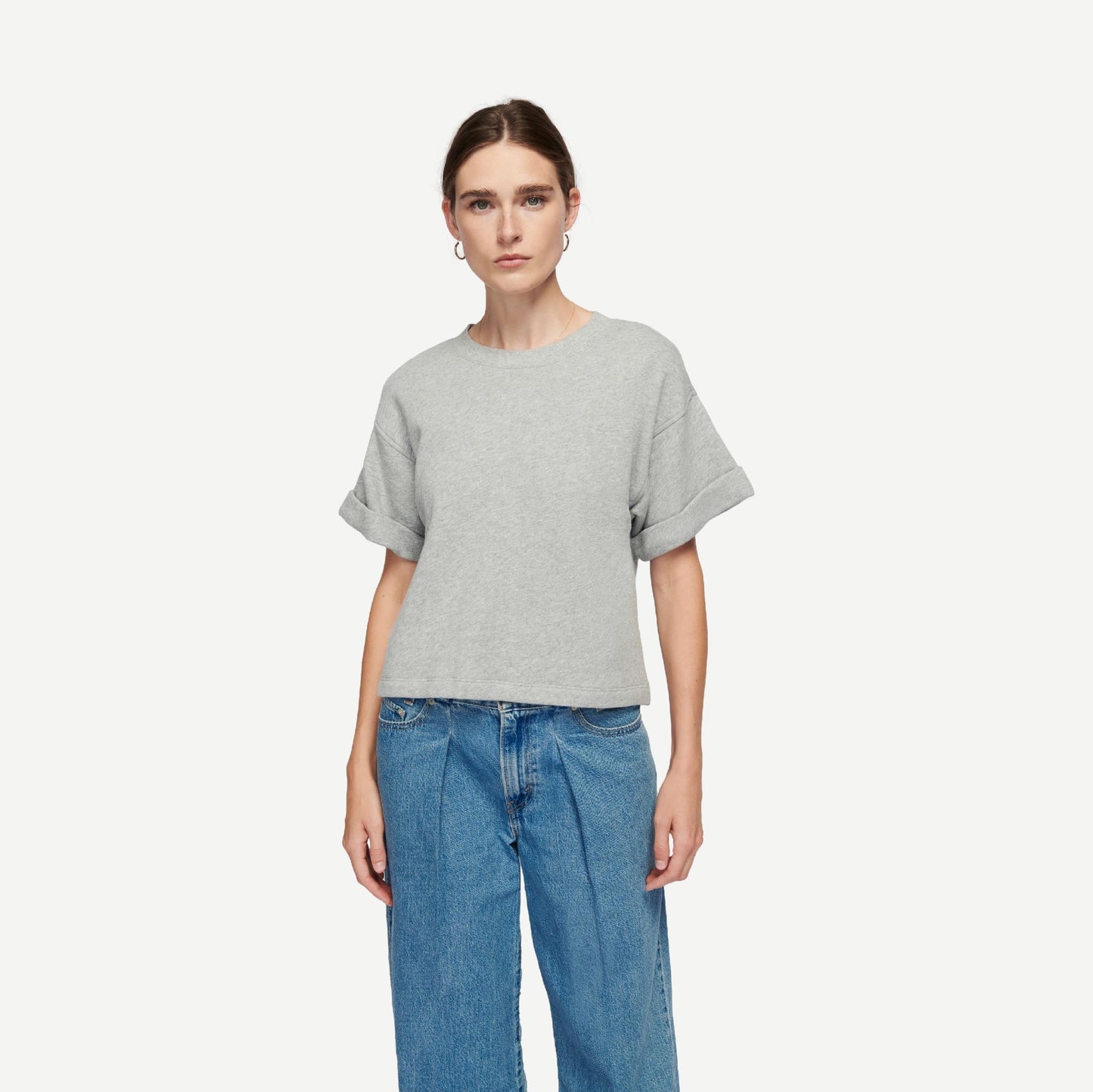 Bane Sweatshirt Tee - Heather Grey - Galvanic.co