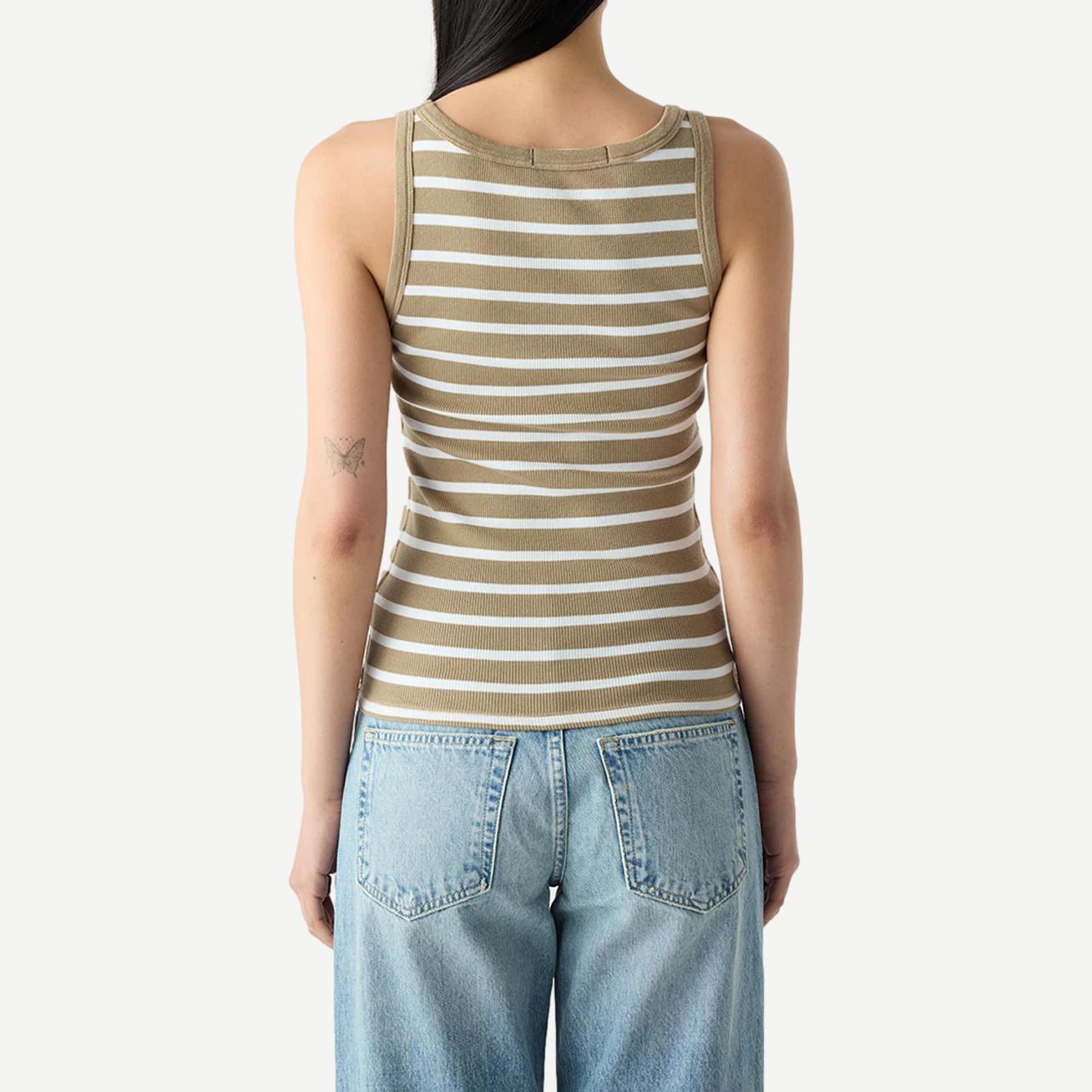 Bella Tank - Sand/White - Galvanic.co