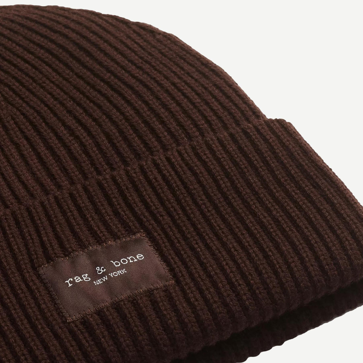 Blake Wool Blend Beanie - Brown