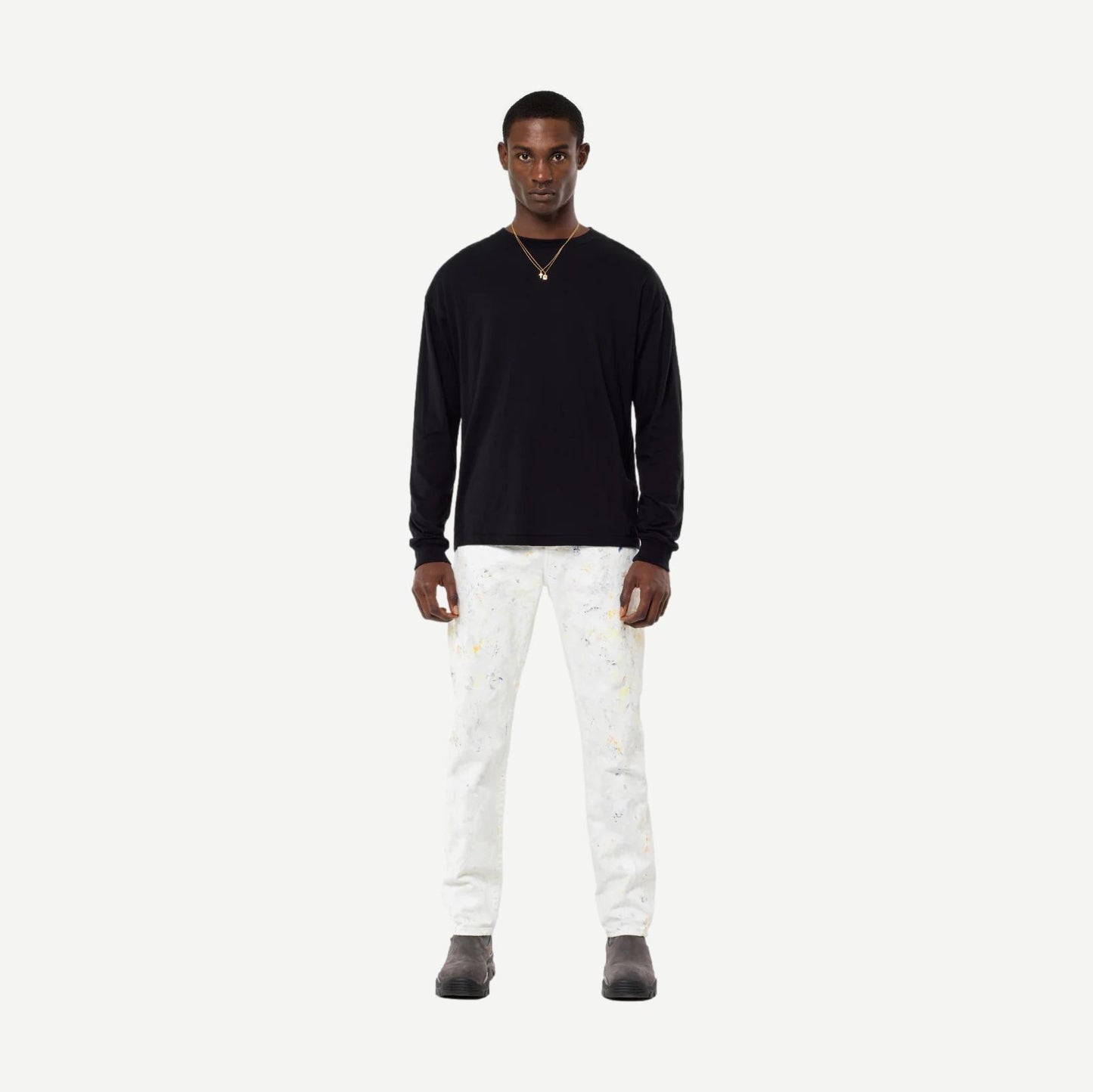 Cotton Cashmere Pullover - Black - Galvanic.co