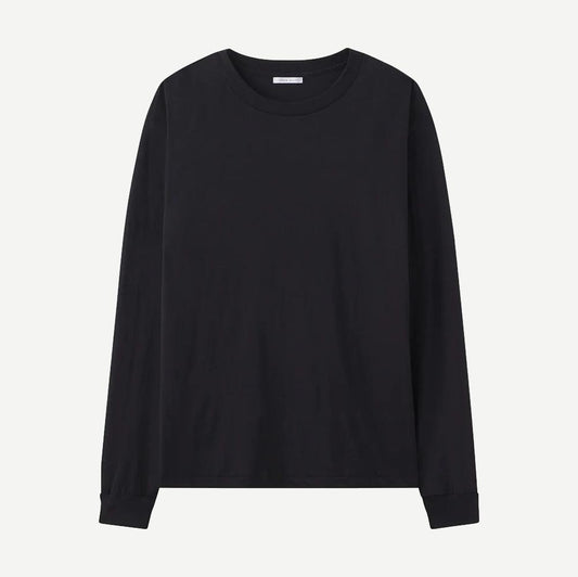Cotton Cashmere Pullover - Black - Galvanic.co