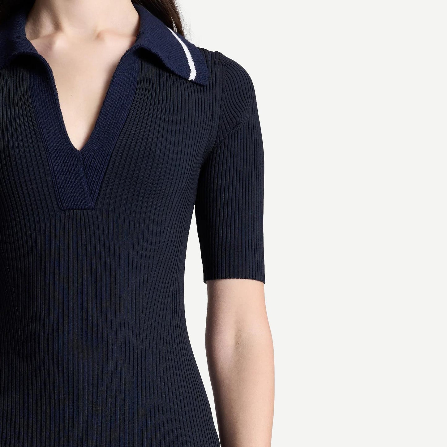 Darcy Dress - Midnight/Navy/Parchment - Galvanic.co