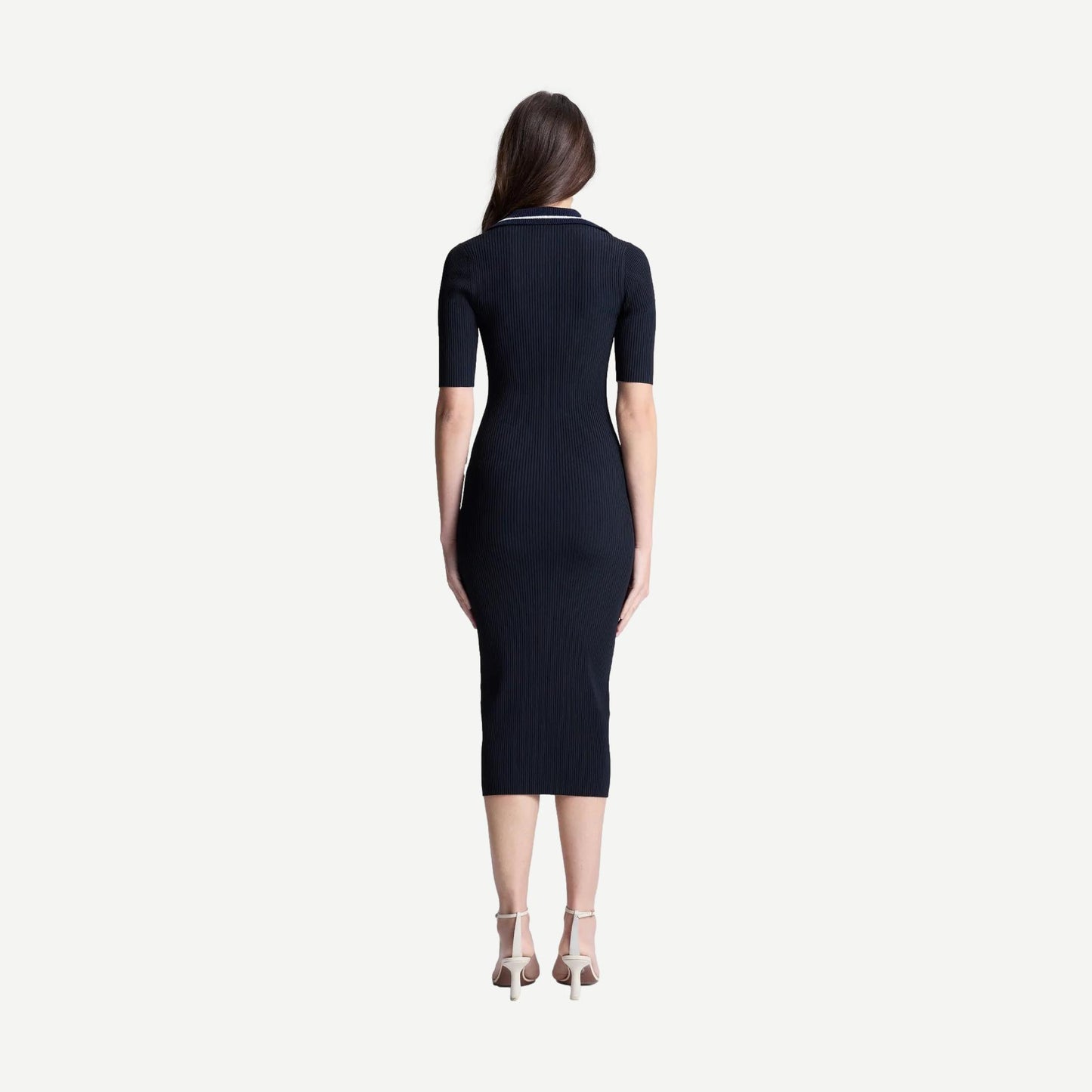 Darcy Dress - Midnight/Navy/Parchment - Galvanic.co