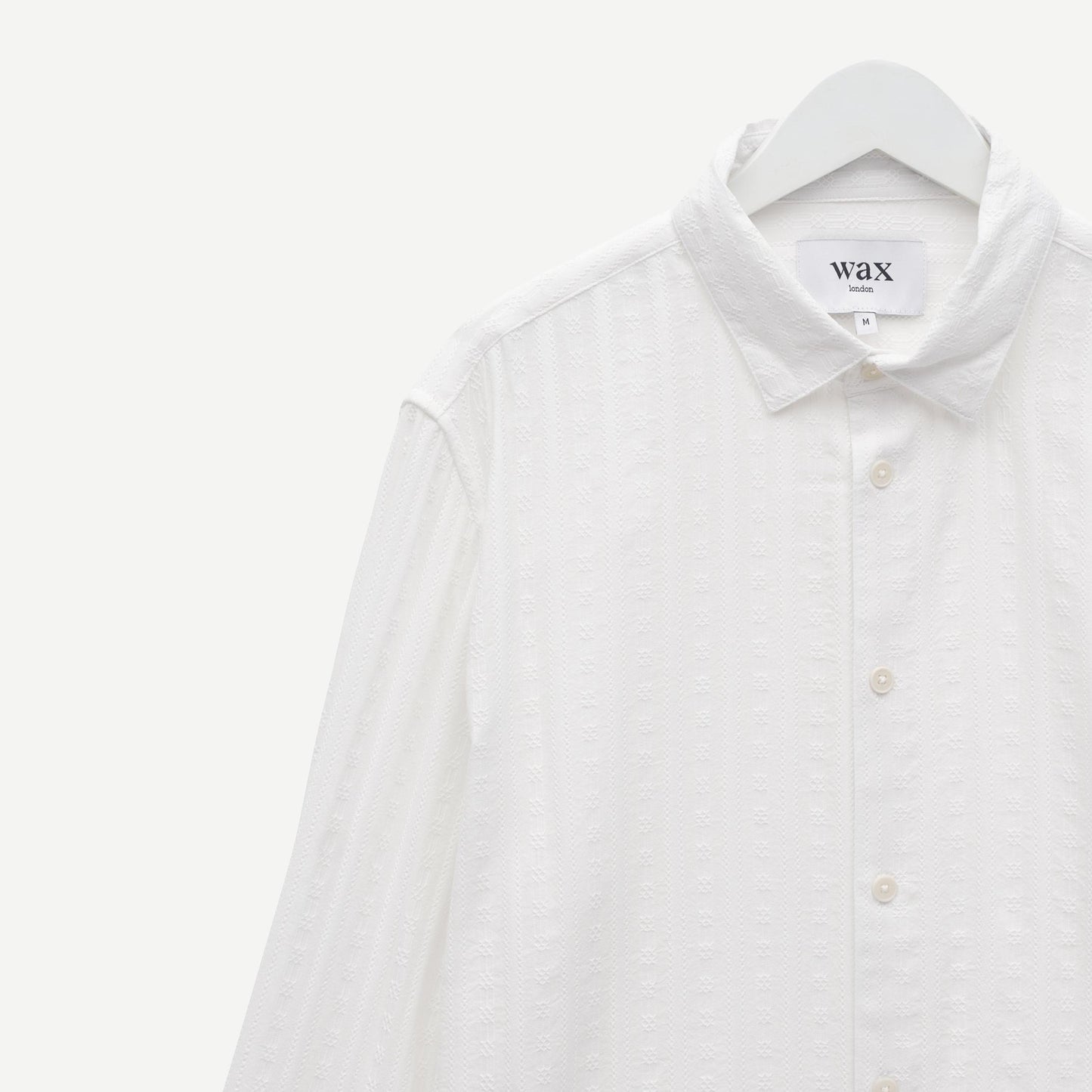 Dartford L/S Button Up - Dobby Stripe/White - Galvanic.co