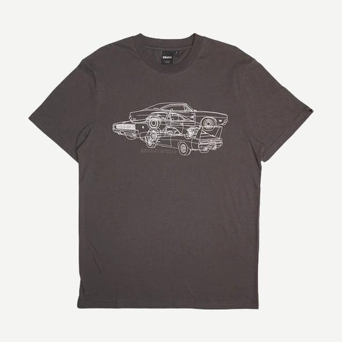Charger Tee - Anthracite