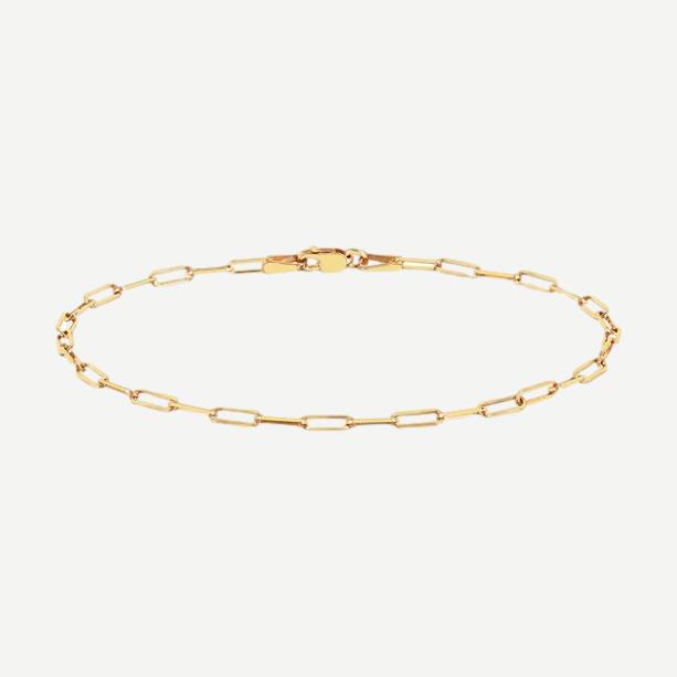 14KY Mini Lola Chain Bracelet 7" - Galvanic.co