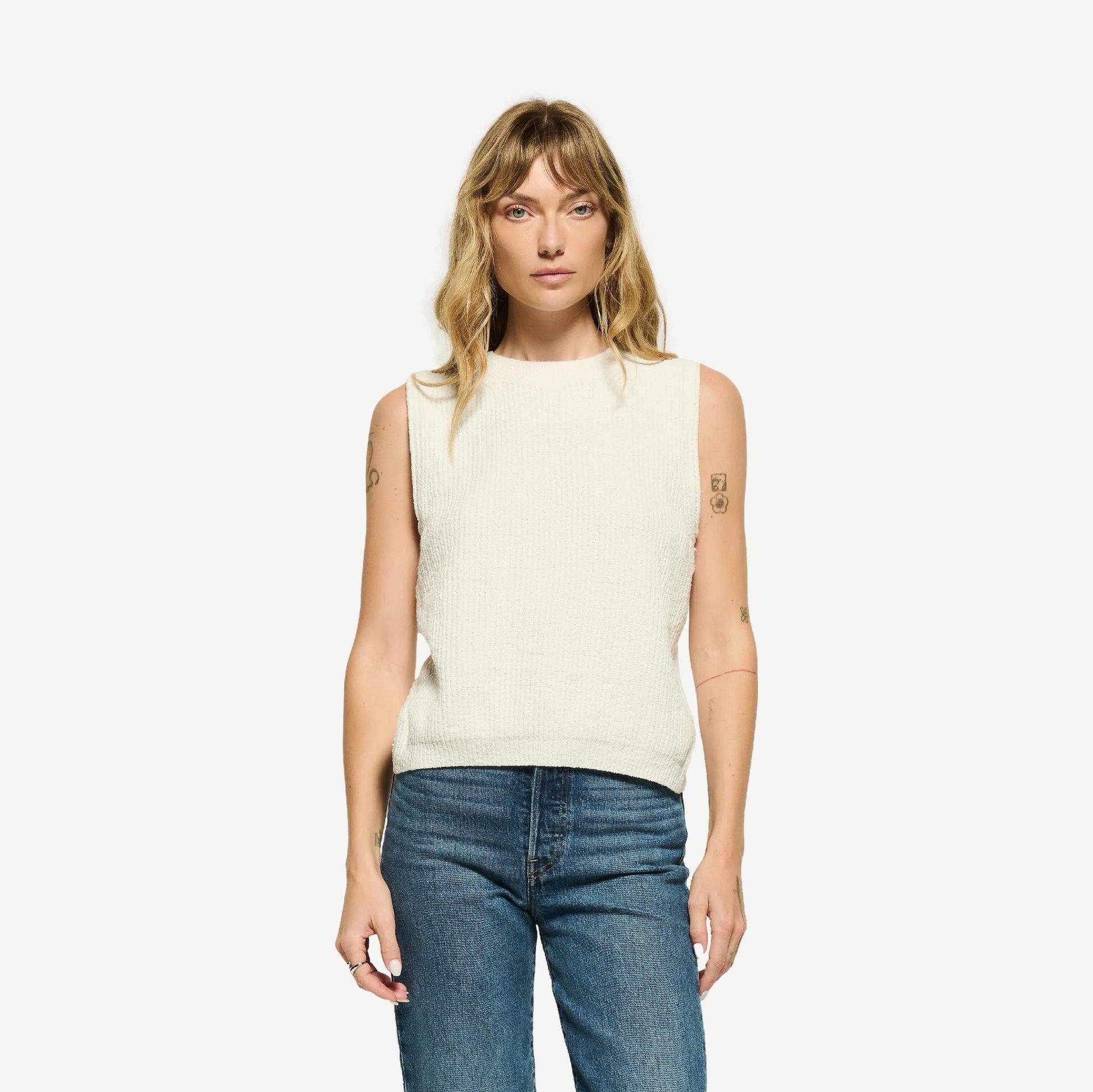 Eliza Sweater - Porcelain - Galvanic.co