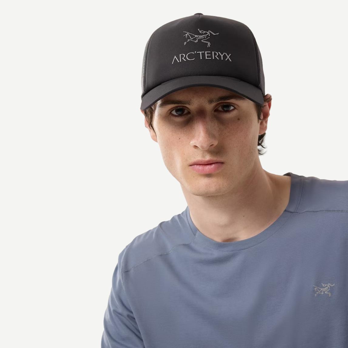 Bird Word Trucker Curved - Black/Graphite
