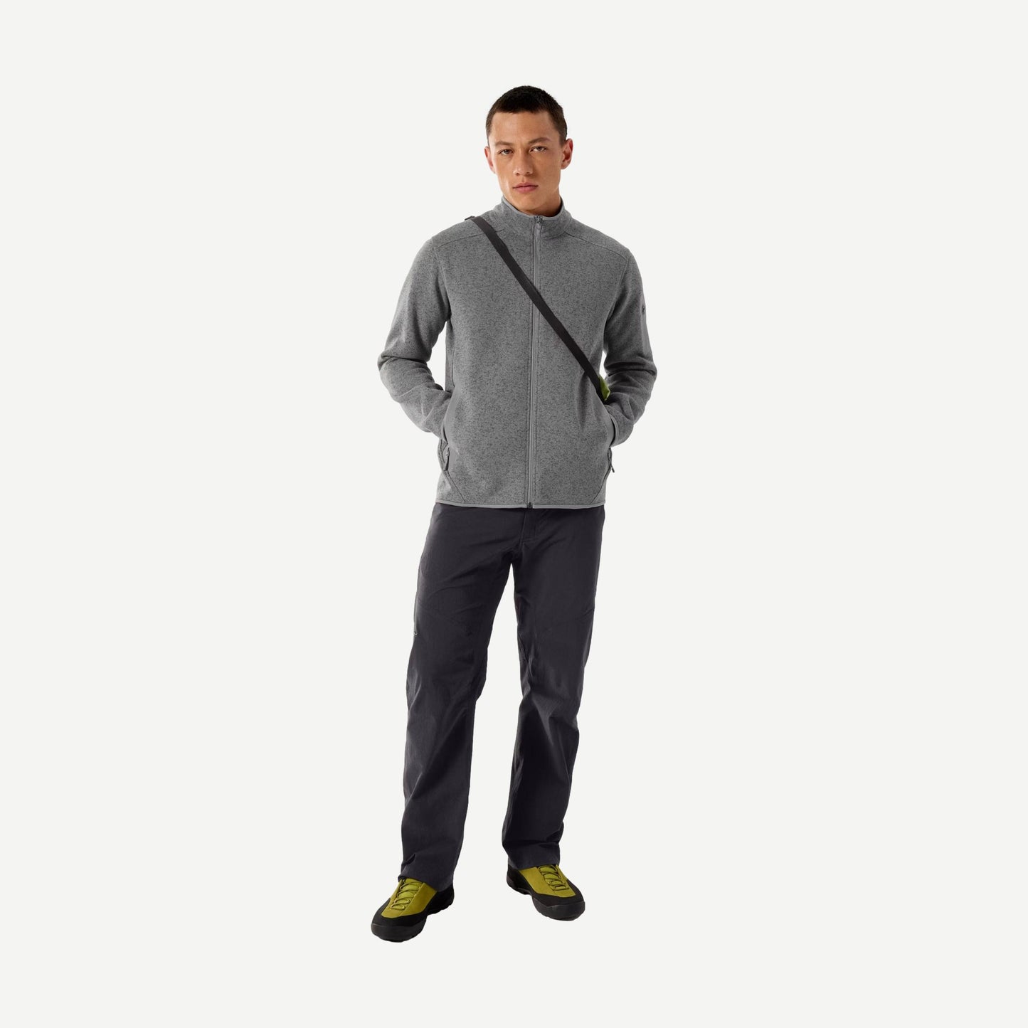 Covert Cardigan M - Cloud Heather / Void - Galvanic.co