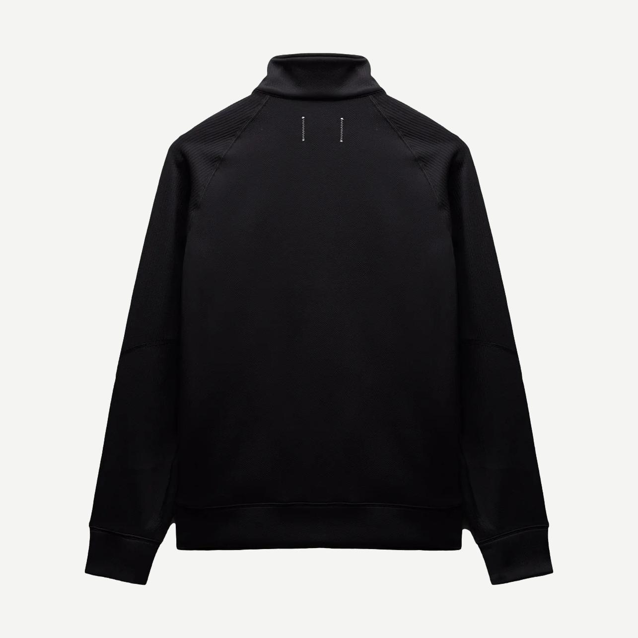 Double Knit Rally Quarter Zip - Black
