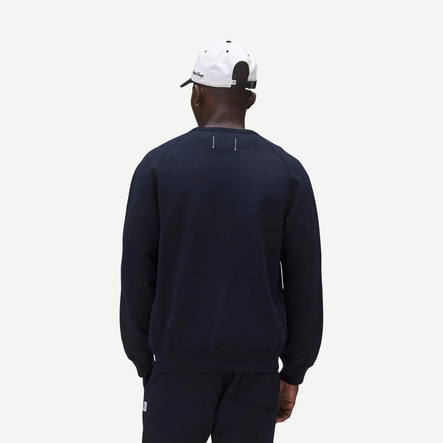 Knit Midweight Terry Standard Crewneck - Navy