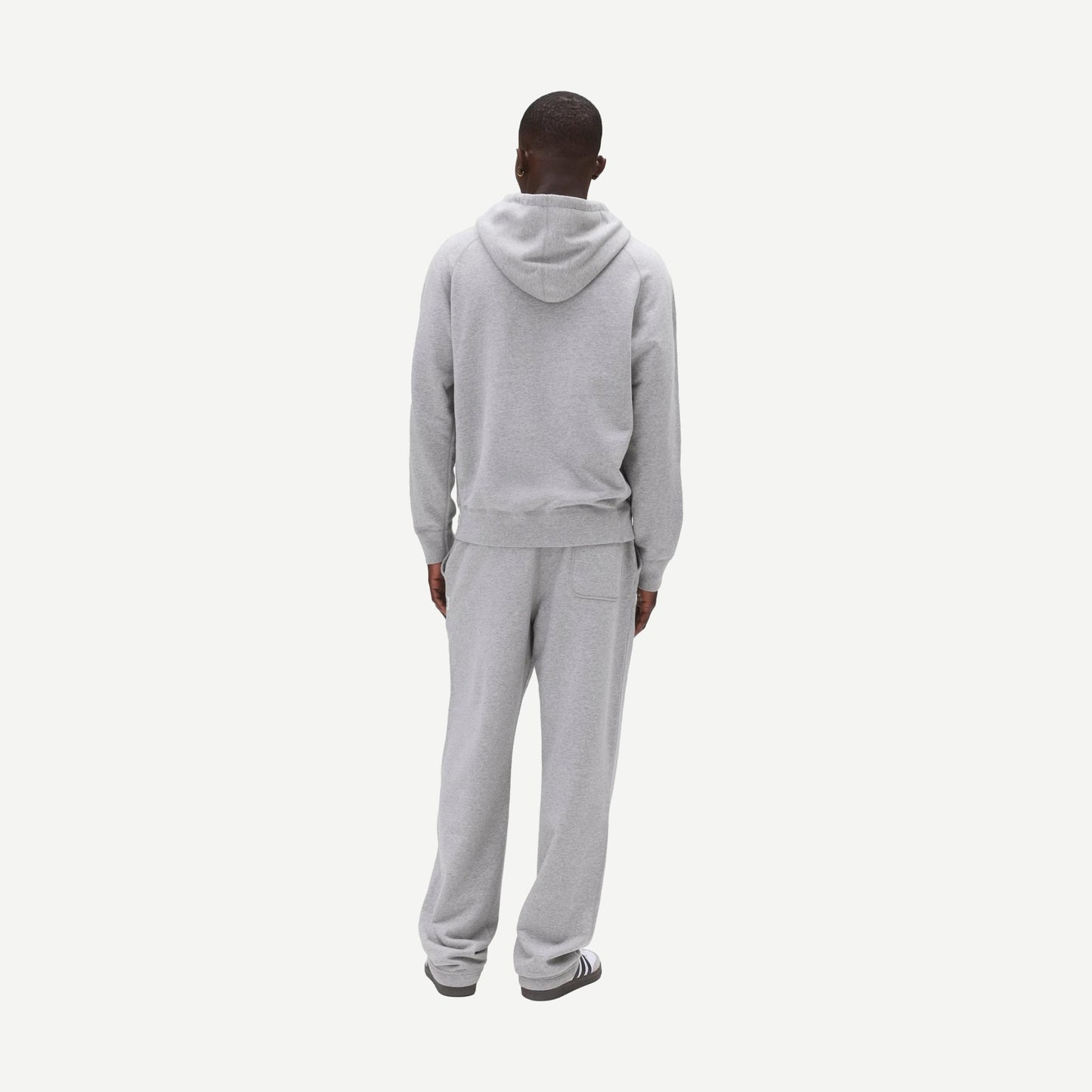 Knit Midweight Terry Standard Hoodie - Heather Grey - Galvanic.co
