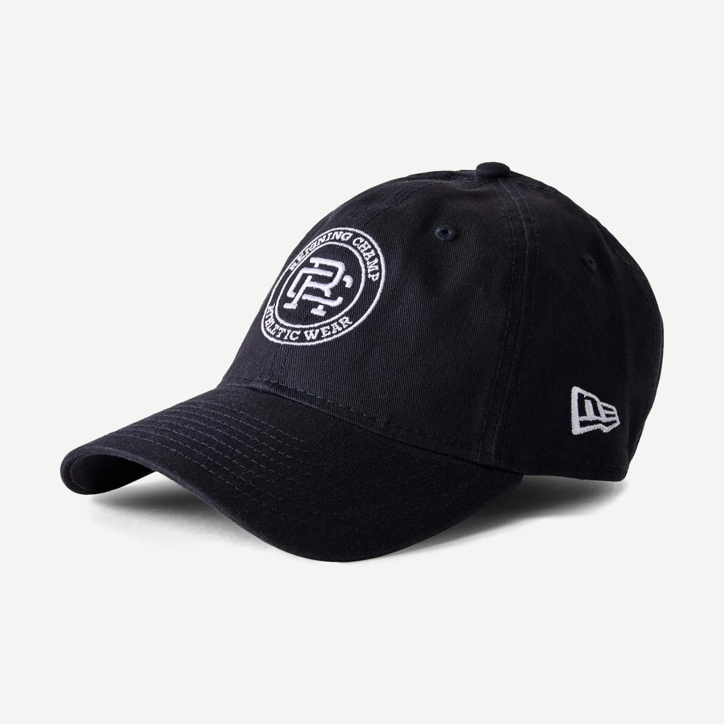 New Era Woven 9Twenty Crest Logo Cap - Navy/White - Galvanic.co