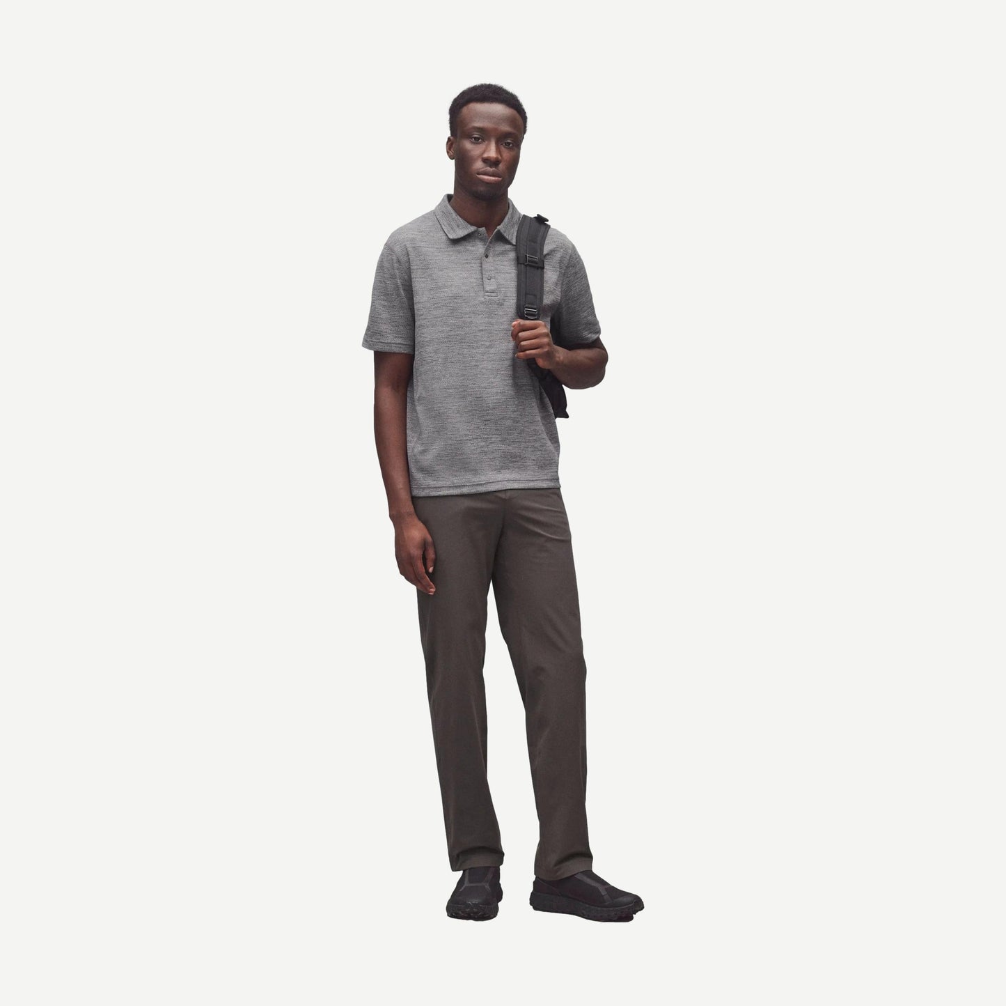 Stretch Warp Knit Coach's Standard Pant - Carbon - Galvanic.co