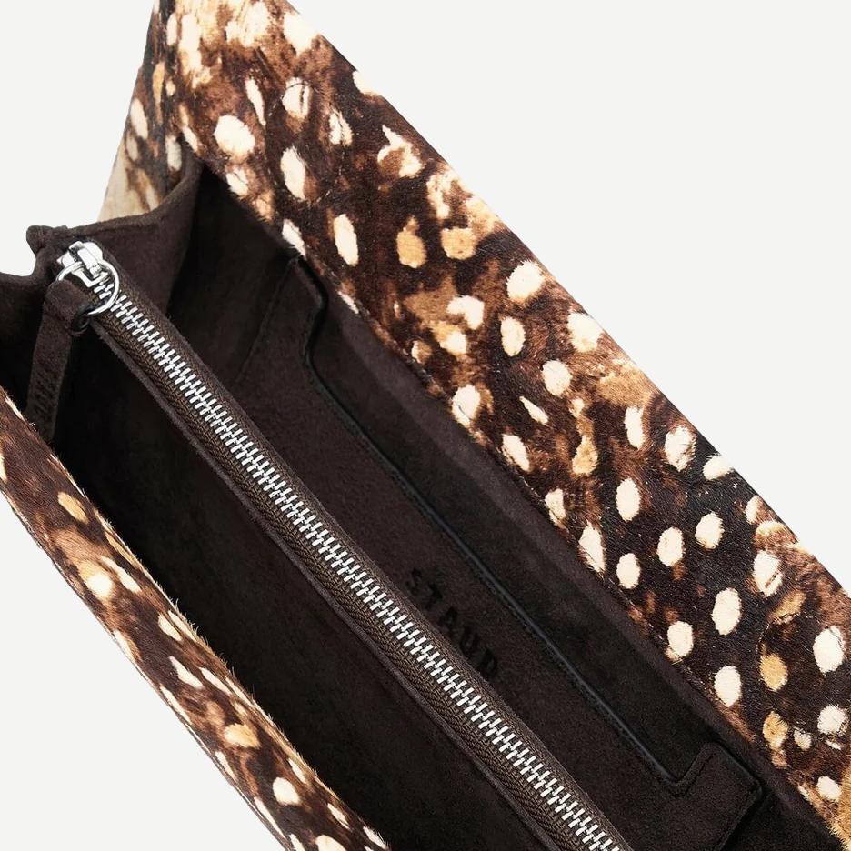 Muse Clutch - Fawn Haircalf