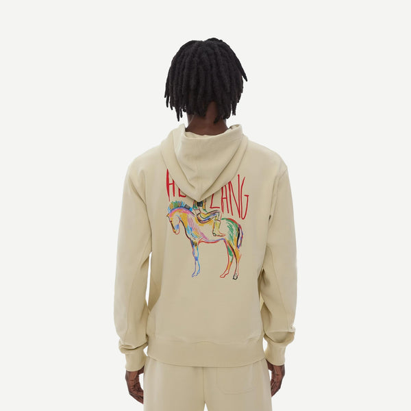 Scribble Logo Hoodie - Stone | Galvanic.co