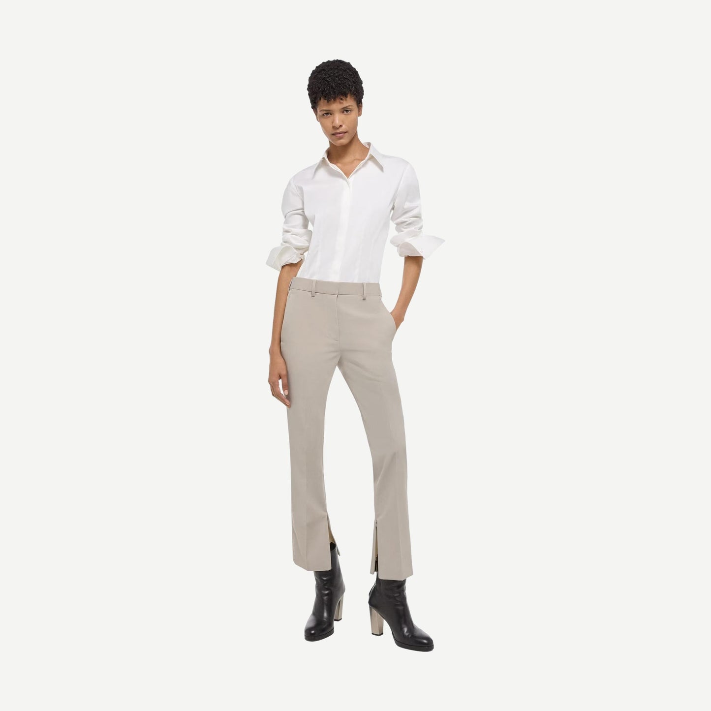 Slim Suit Pant - Sand - Galvanic.co
