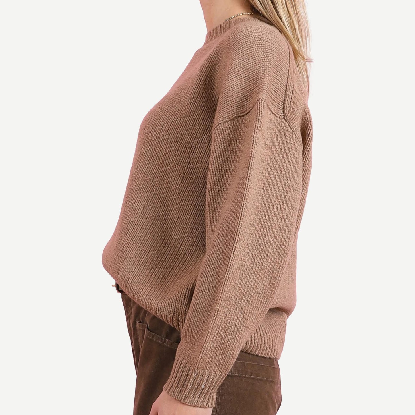 Chassy Sweater - Brown Camel - Galvanic.co