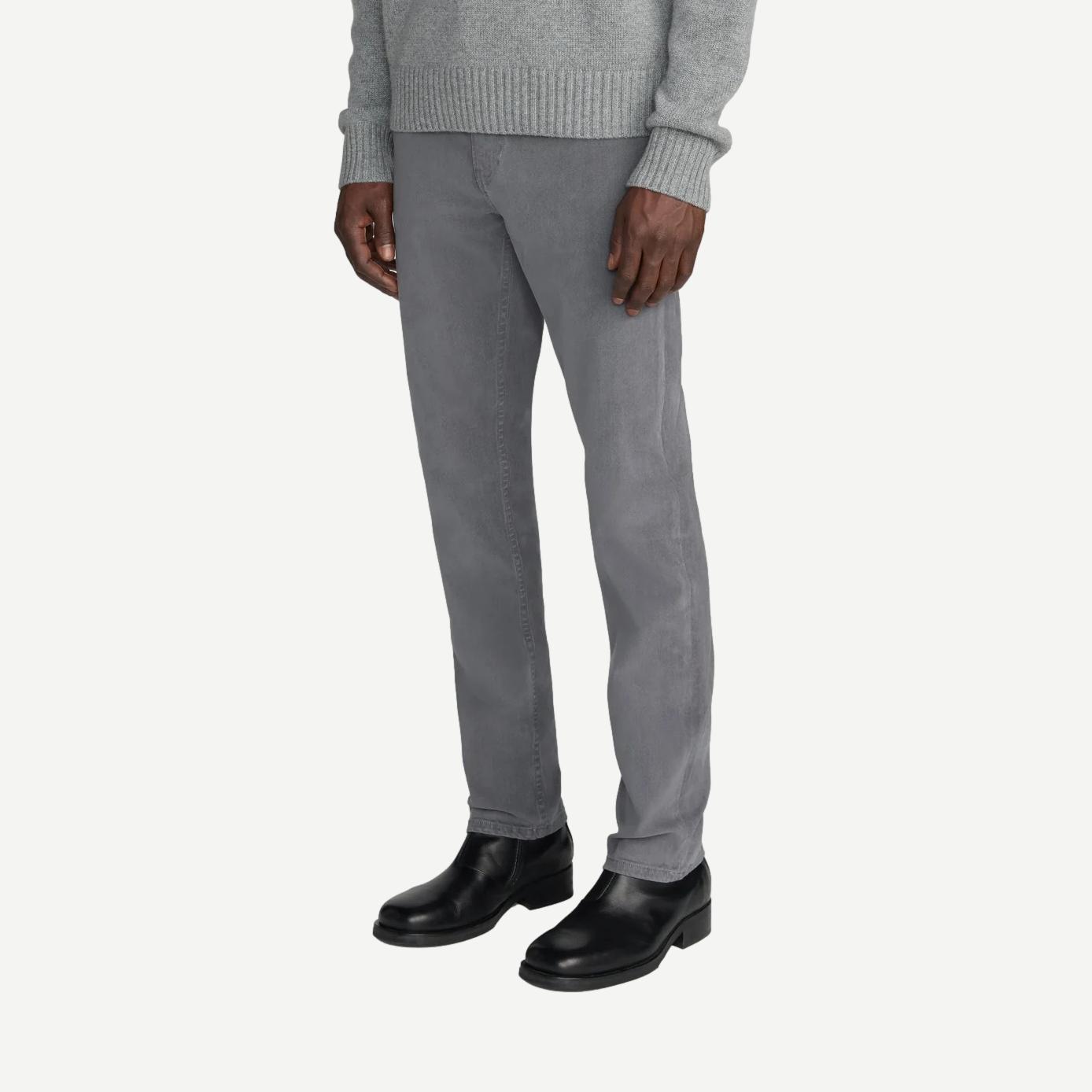 Modern Straight Brushed Twill - Shadow Grey