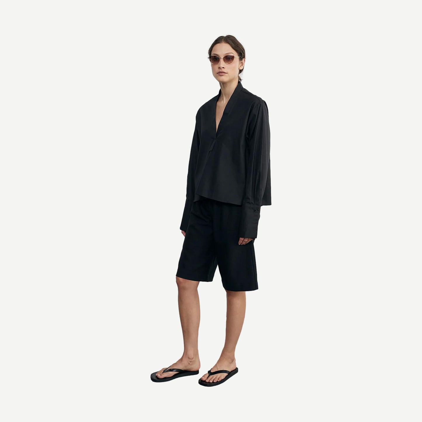 Twill Bermuda Short - Black - Galvanic.co