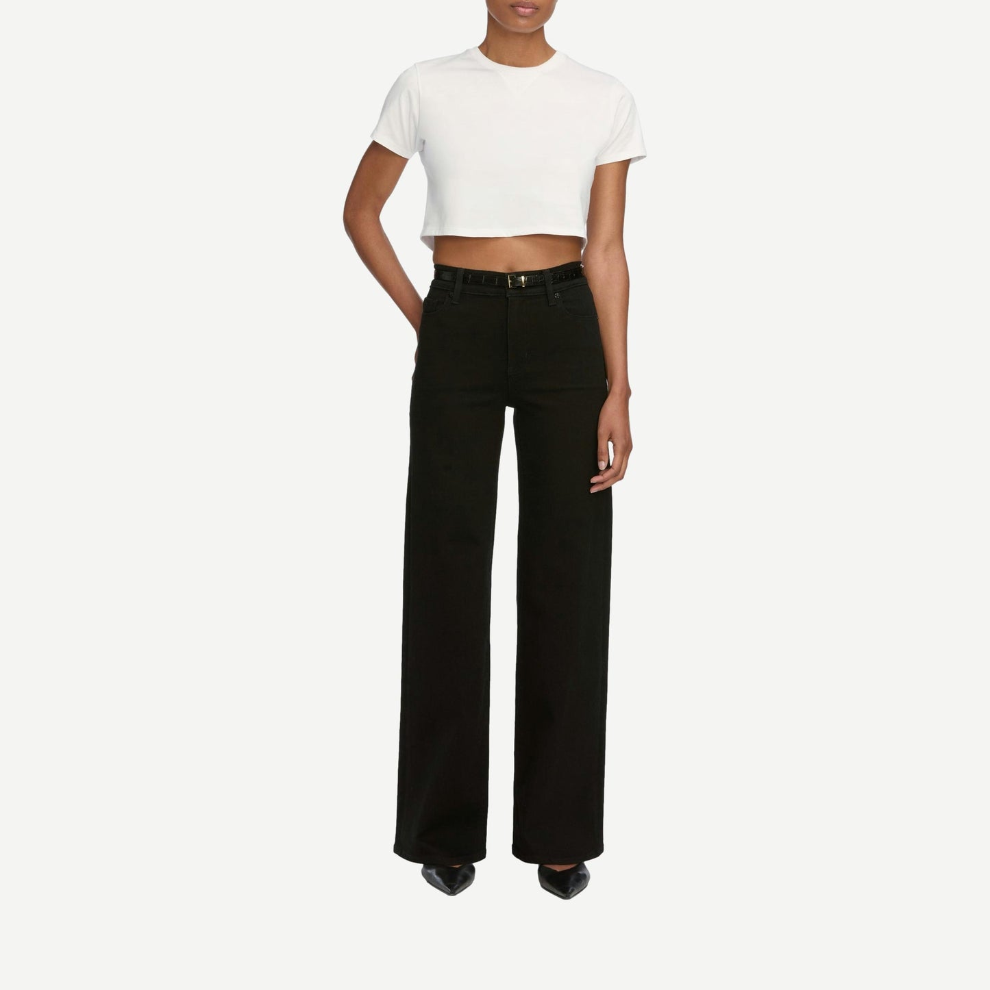 Le Slim Palazzo - Black - Galvanic.co