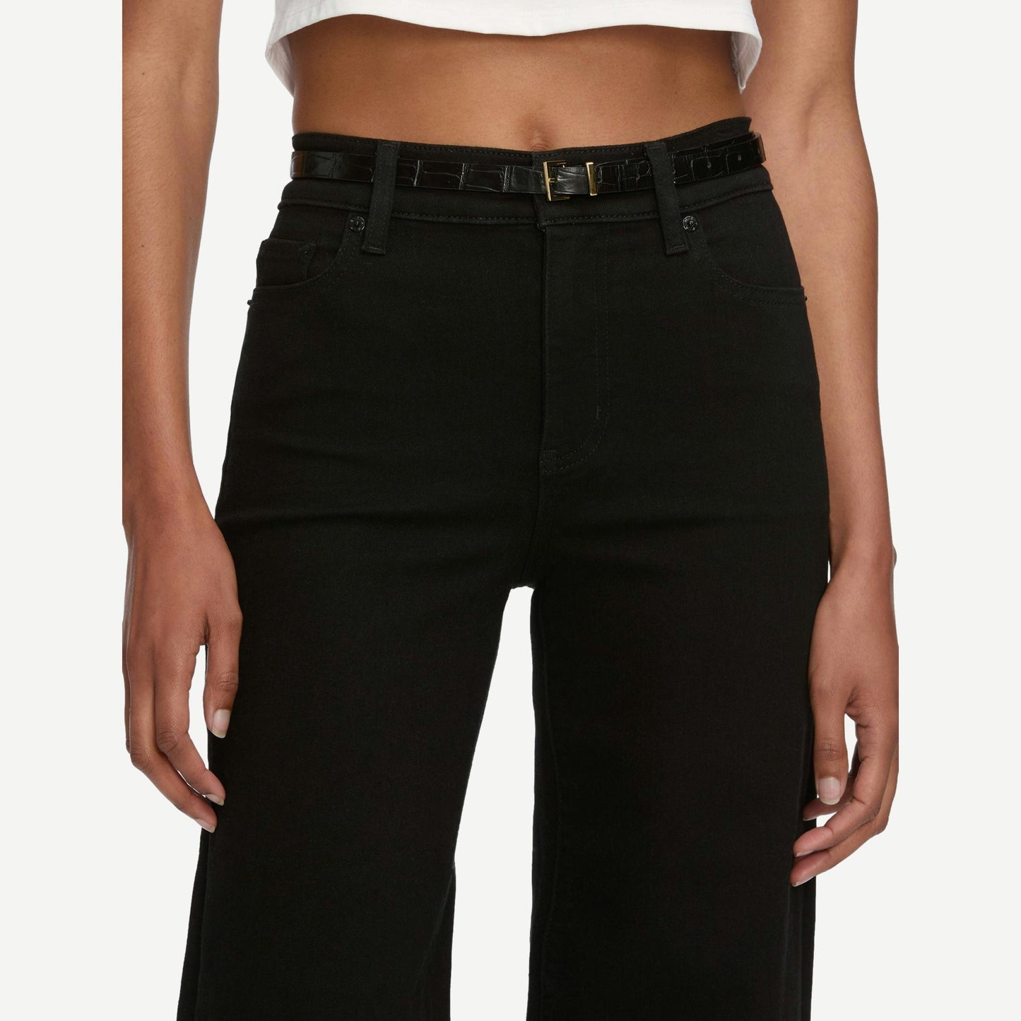 Le Slim Palazzo - Black - Galvanic.co