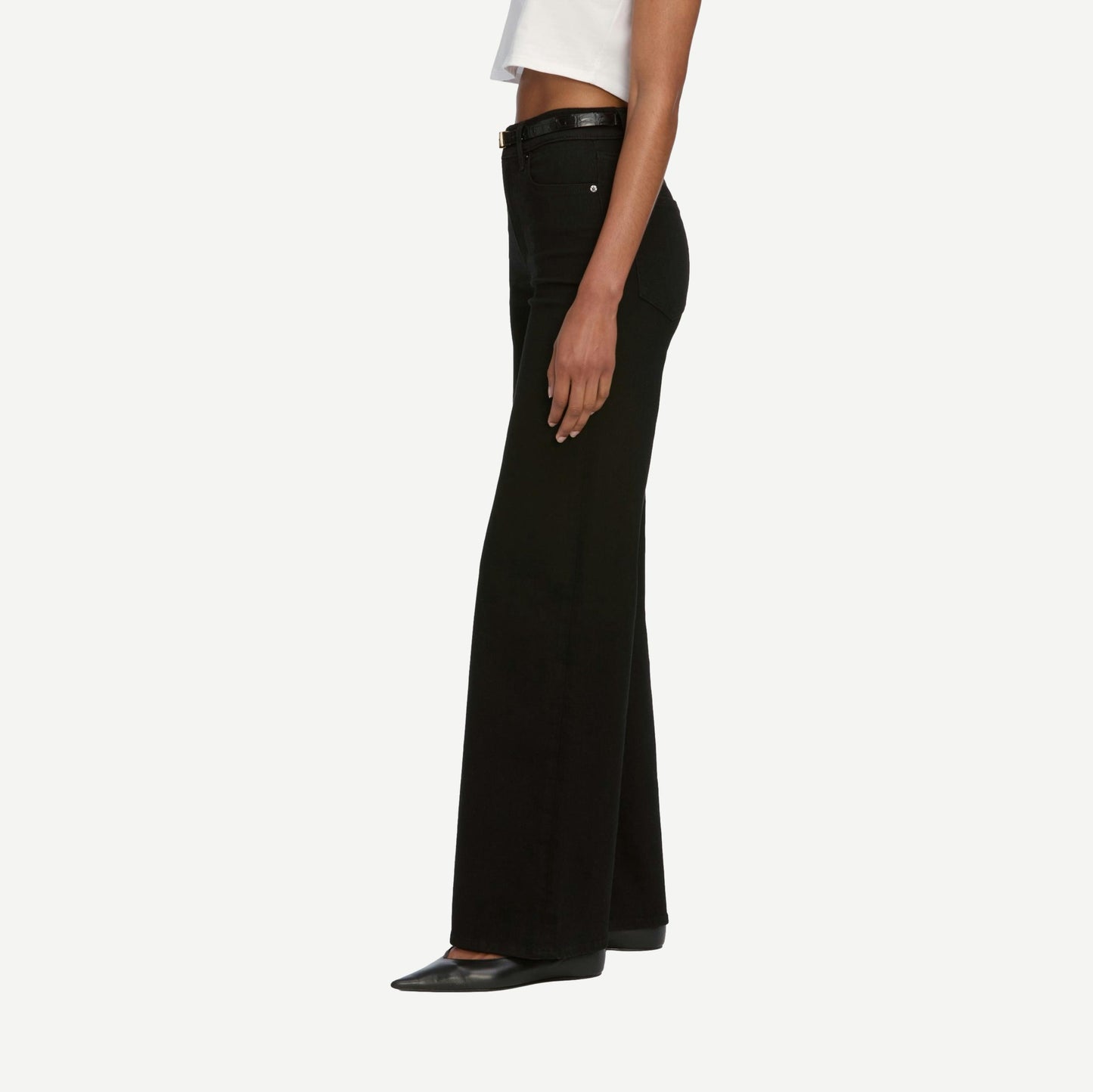 Le Slim Palazzo - Black - Galvanic.co