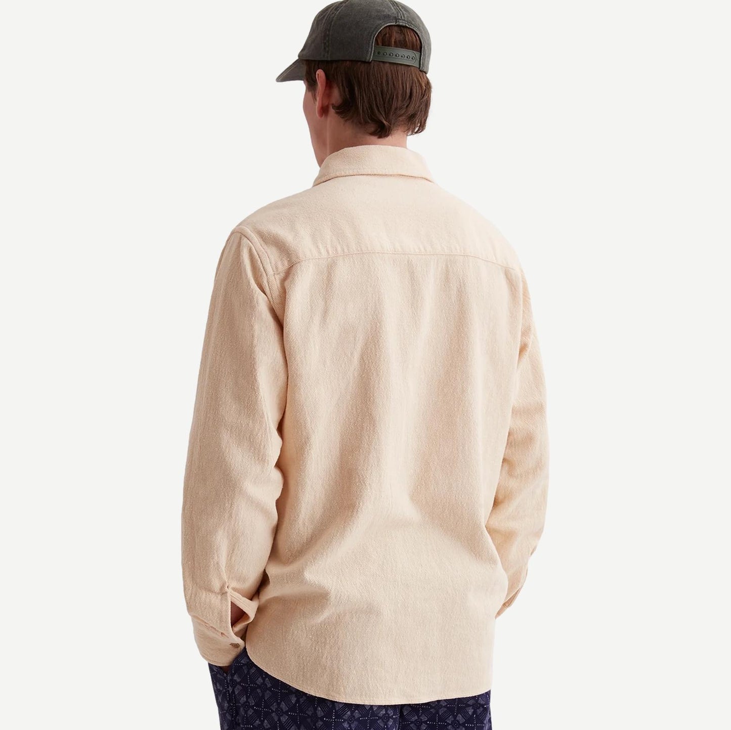 Broome Boucle Knit LS Shirt - Biscotti - Galvanic.co
