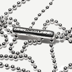 Ball Chain + Maple Clasp (Silver 925) - Galvanic.co