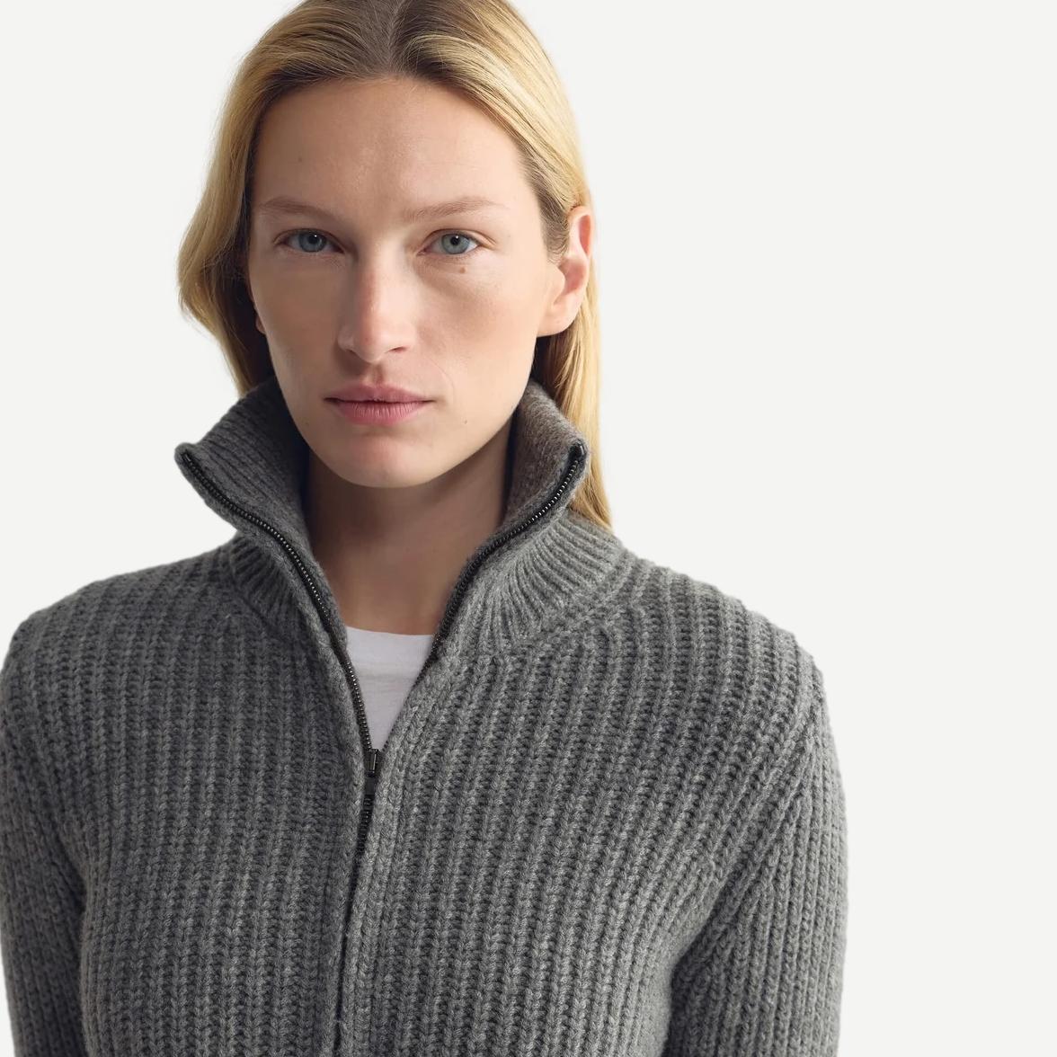 Arlen Cardigan - Medium Grey Melange - Galvanic.co