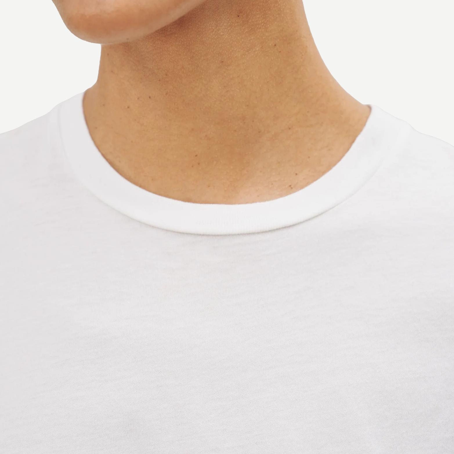 Mariela Crewneck Tee - White - Galvanic.co