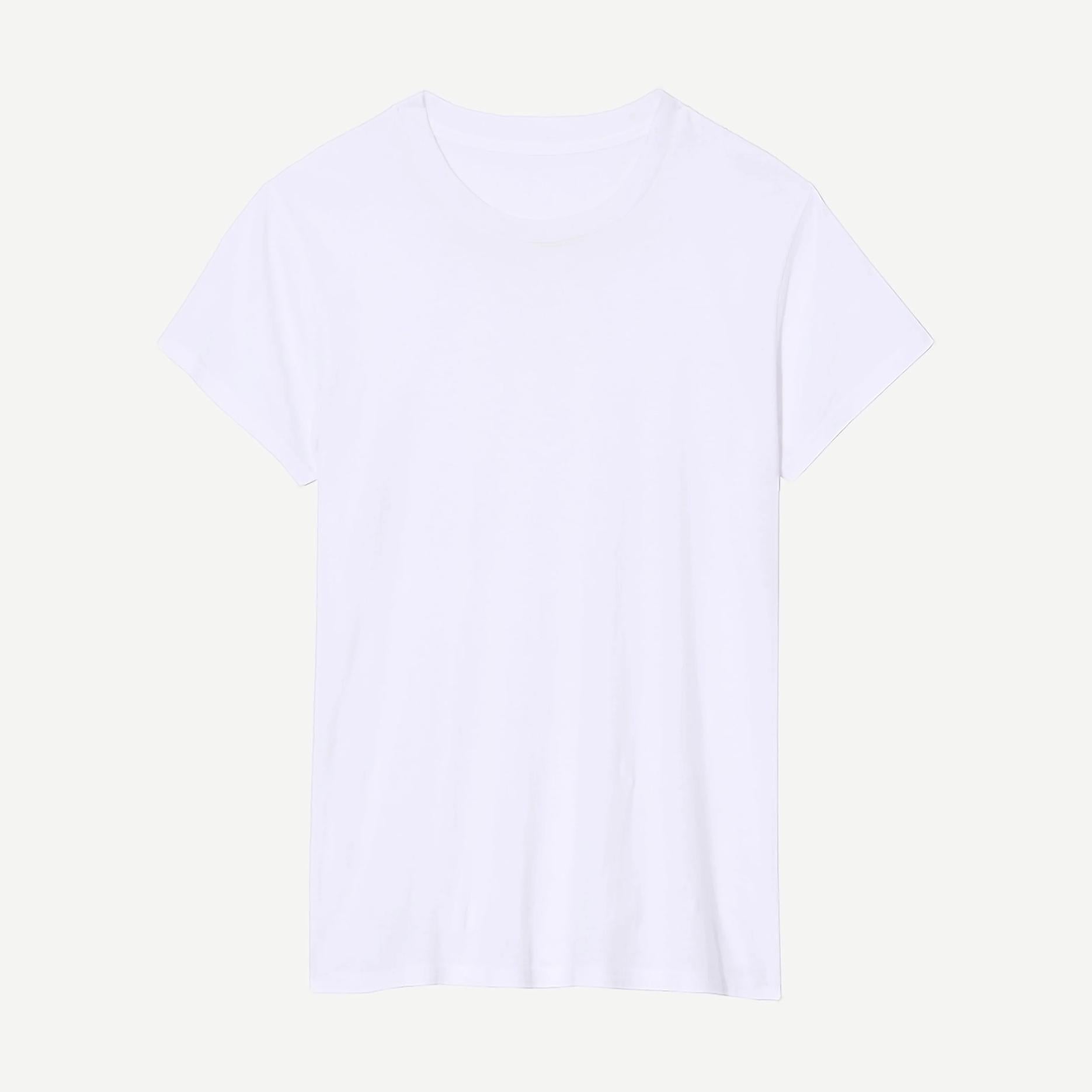 Mariela Crewneck Tee - White - Galvanic.co