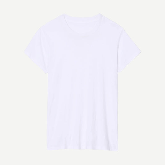 Mariela Crewneck Tee - White - Galvanic.co