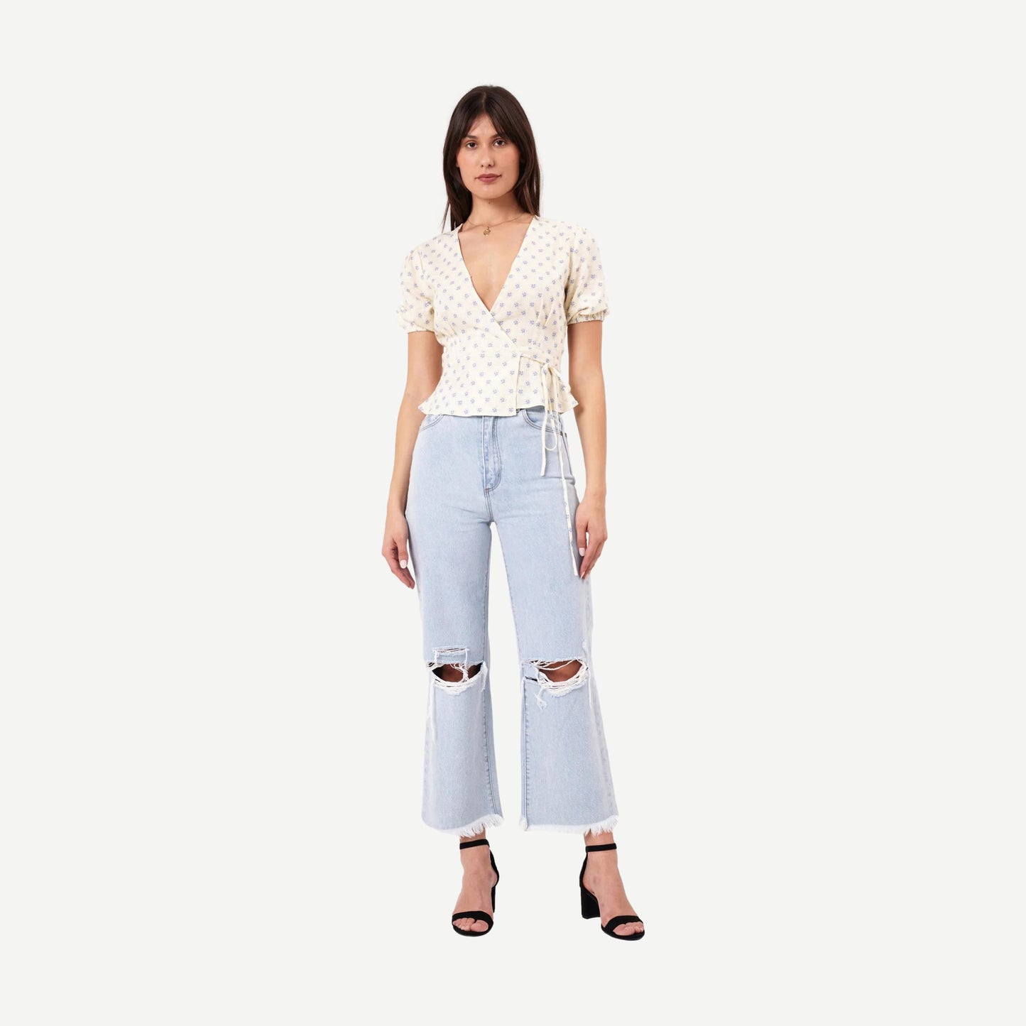 Verona Top Linen Gia - Cream - Galvanic.co