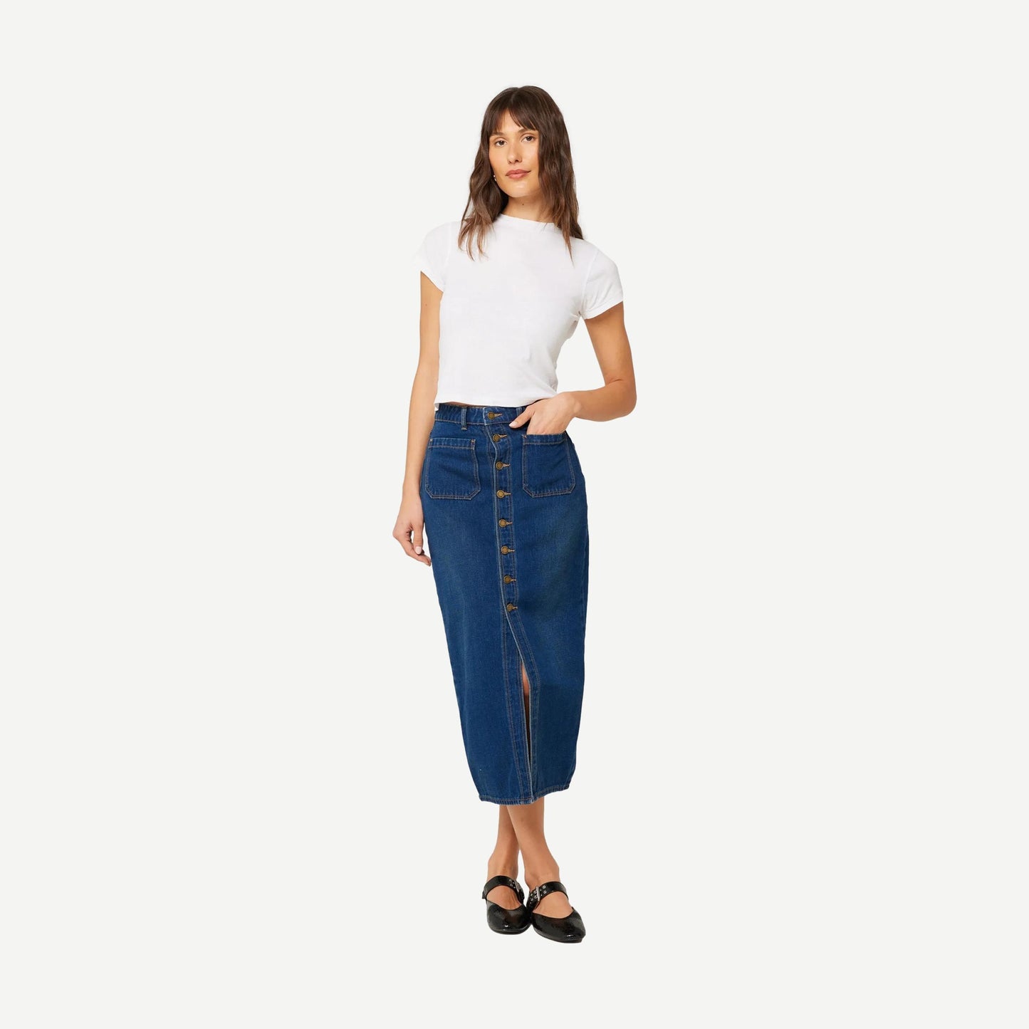 Sailor Skirt Dark Stone- Dark Vintage Indigo - Galvanic.co