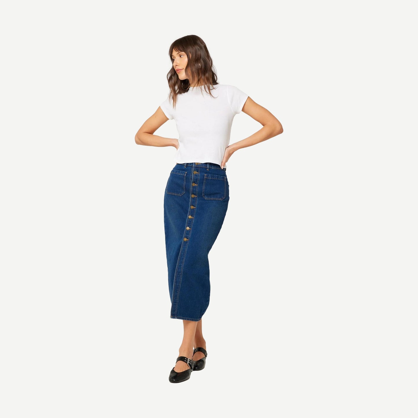 Sailor Skirt Dark Stone- Dark Vintage Indigo - Galvanic.co
