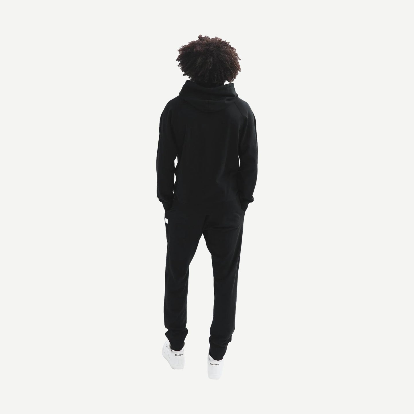 Lightweight Terry Hoodie - Black - Galvanic.co