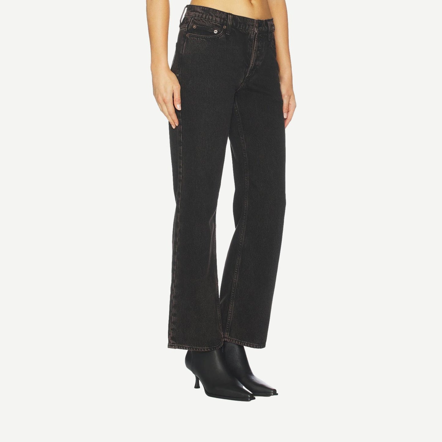 90's Boyfriend Denim - Chocolate Tint