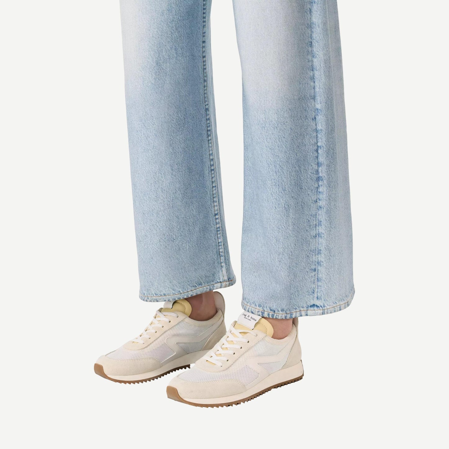 Retro Runner Mesh - Off White / Mint
