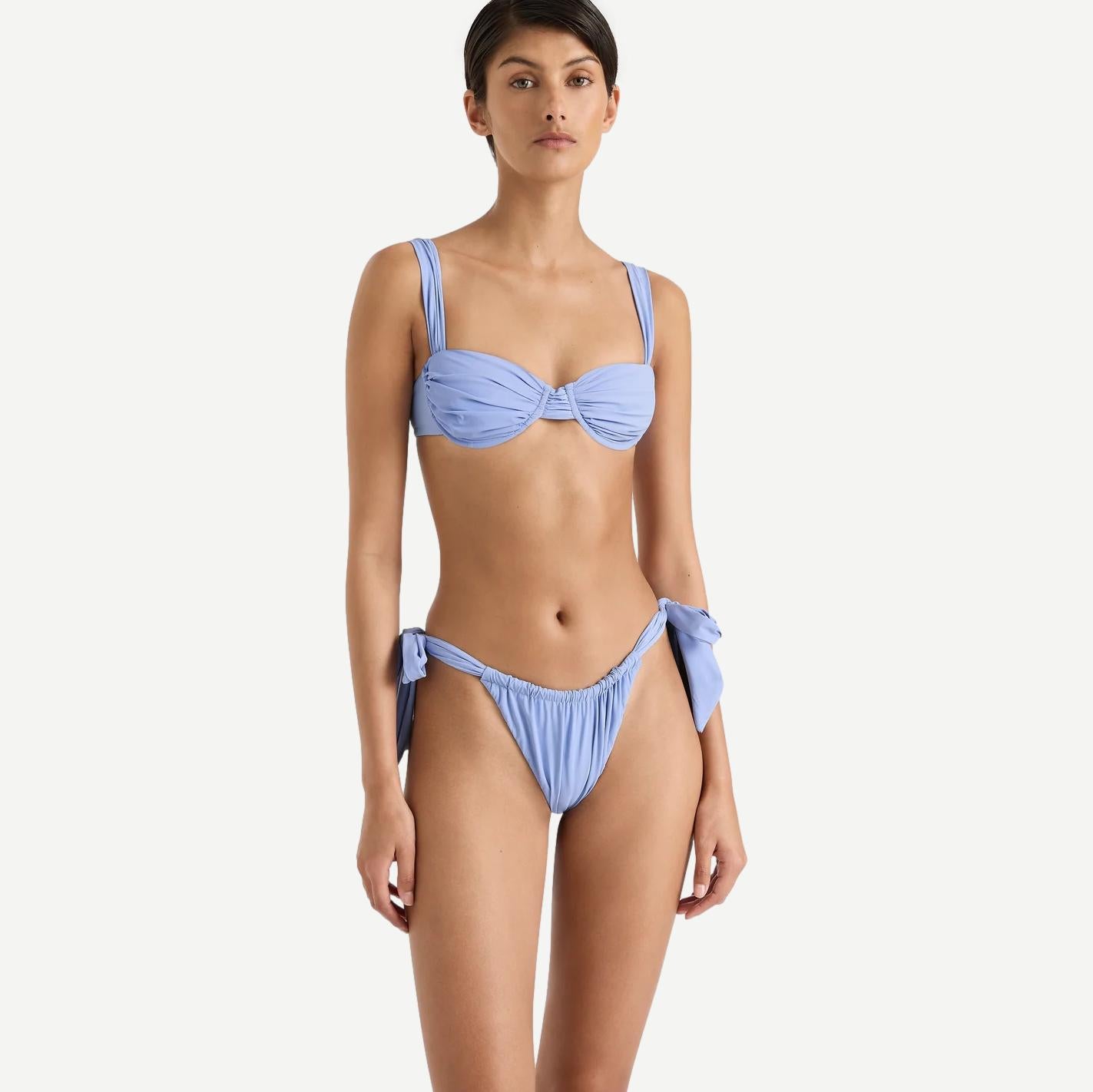 Sol Bikini Top - Blue - Galvanic.co