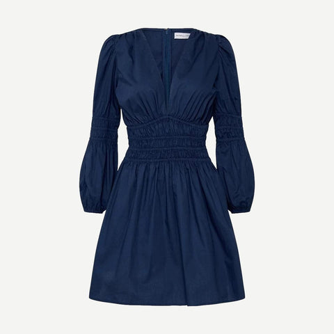 Noria Mini Dress - Midnight Blue - Galvanic.co