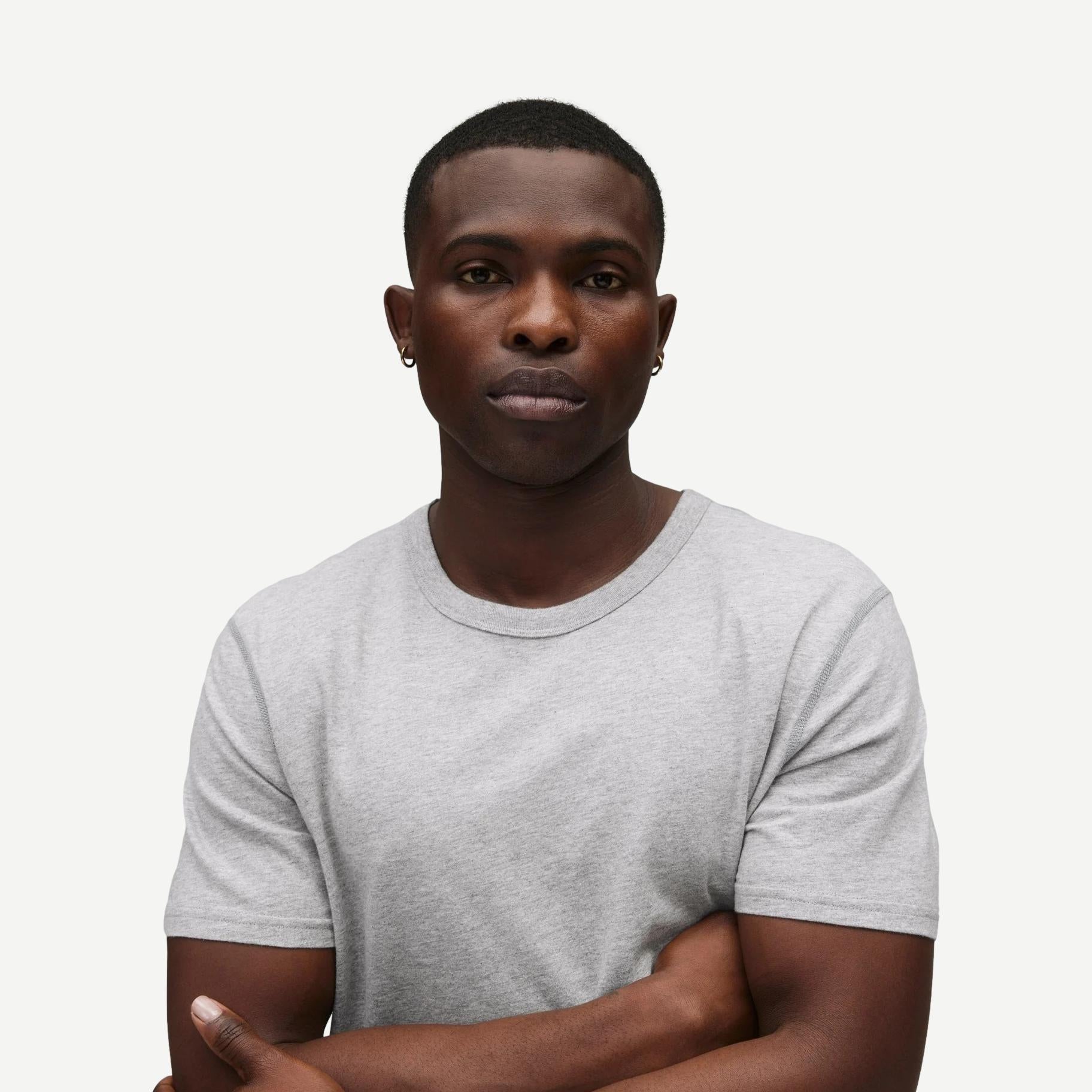 Lightweight Jersey T-Shirt - H. Grey - Galvanic.co