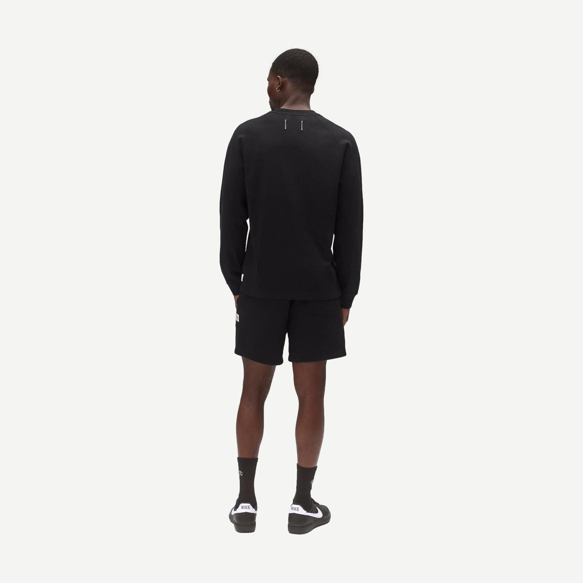 Midweight Jersey Standard Long Sleeve - Black - Galvanic.co