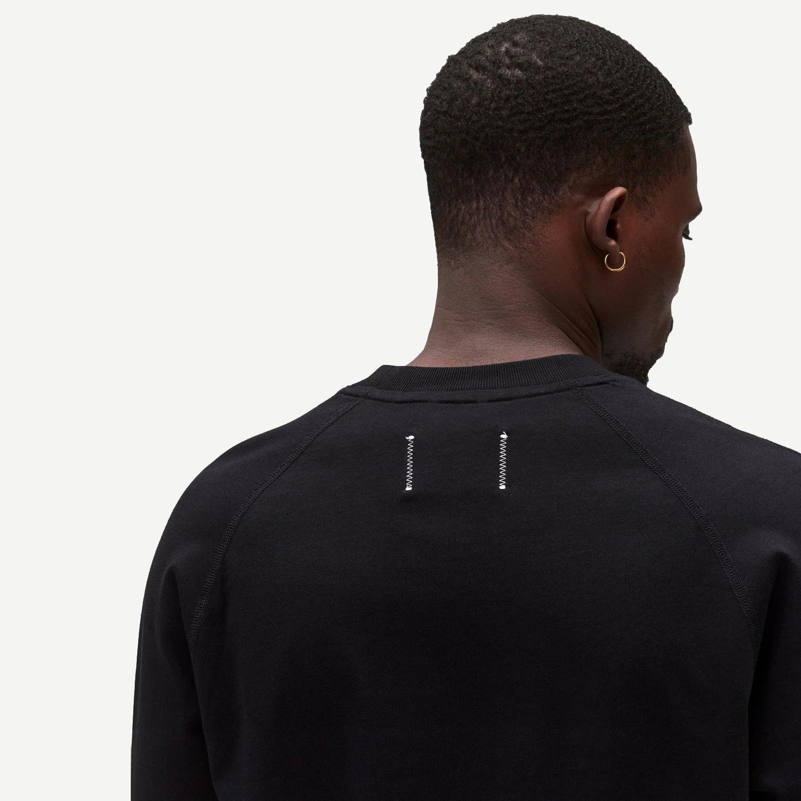 Midweight Jersey Standard Long Sleeve - Black - Galvanic.co