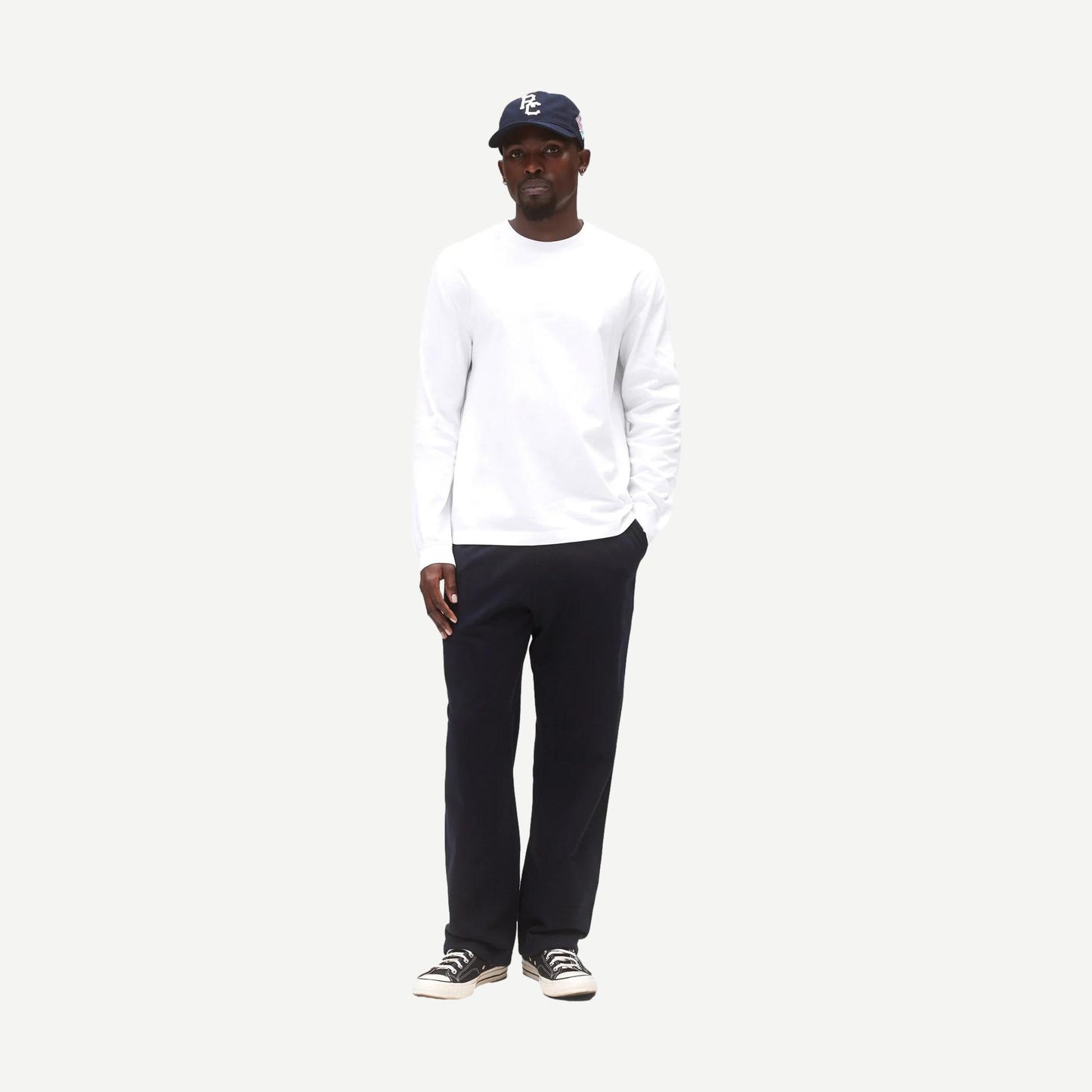 Midweight Jersey Standard Long Sleeve - White - Galvanic.co
