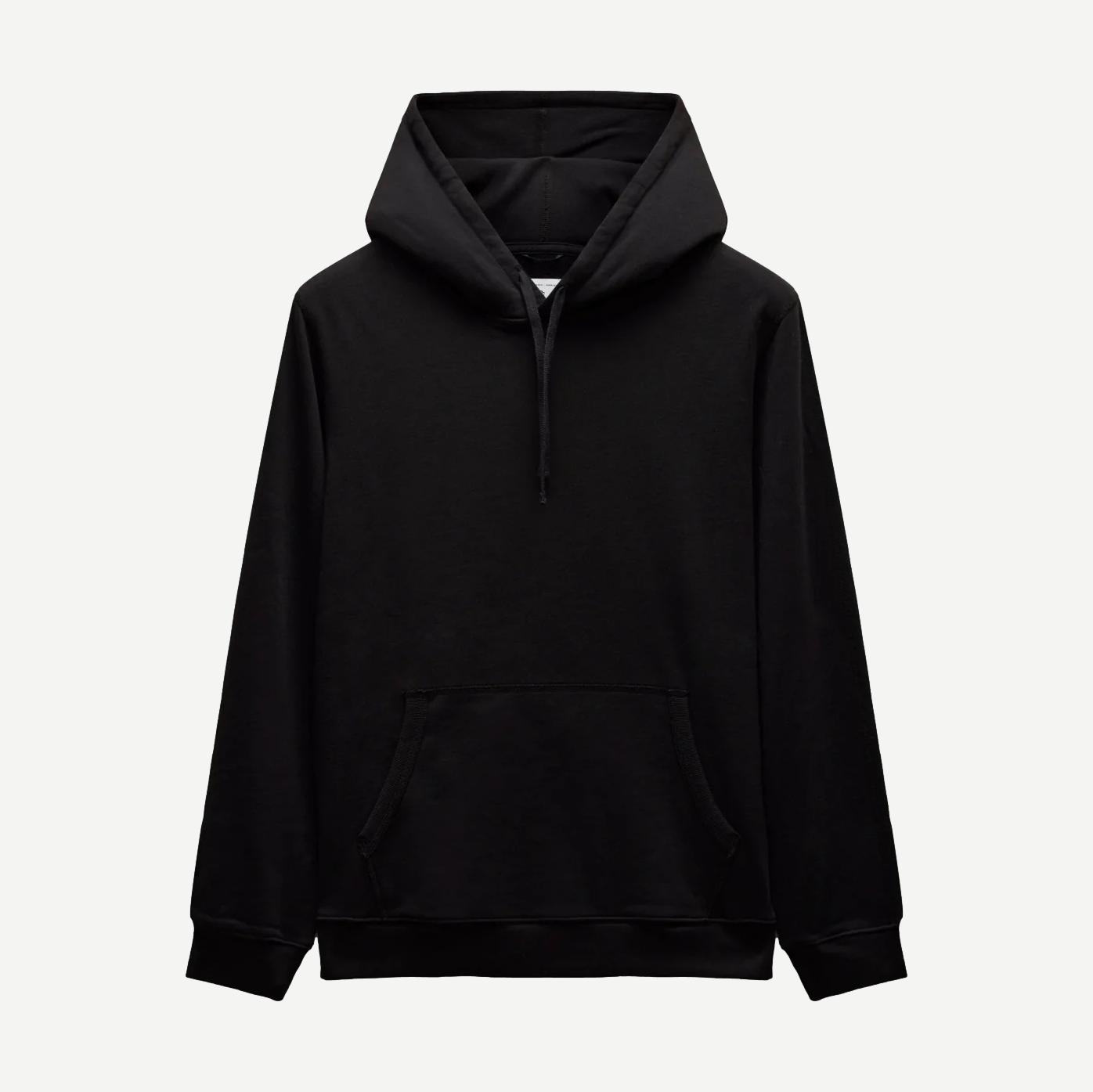 Lightweight Terry Standard Hoodie - Black - Galvanic.co