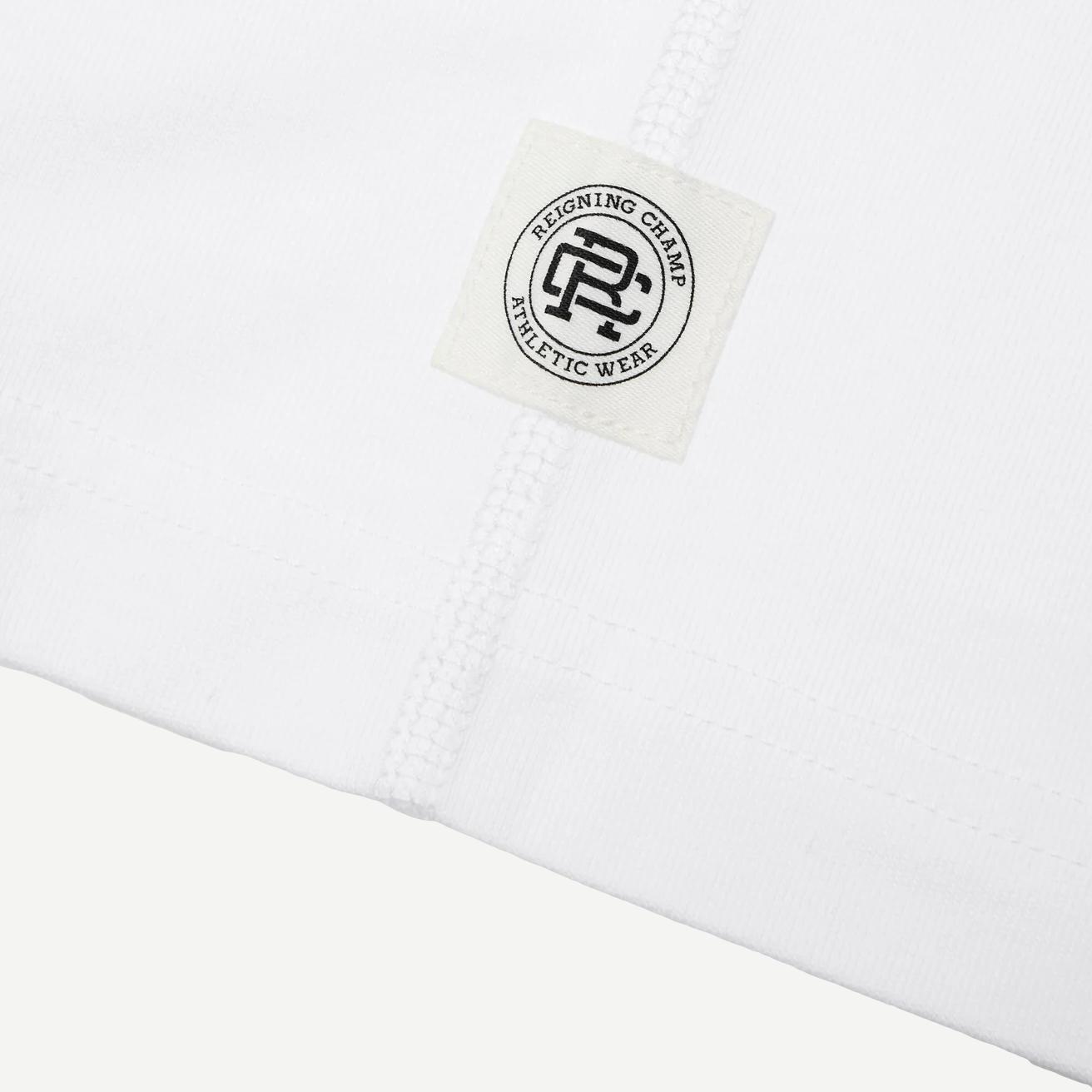 Midweight Jersey Standard L/S Tee - White - Galvanic.co