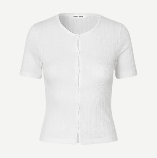 Sajuni SS Cardigan - White - Galvanic.co