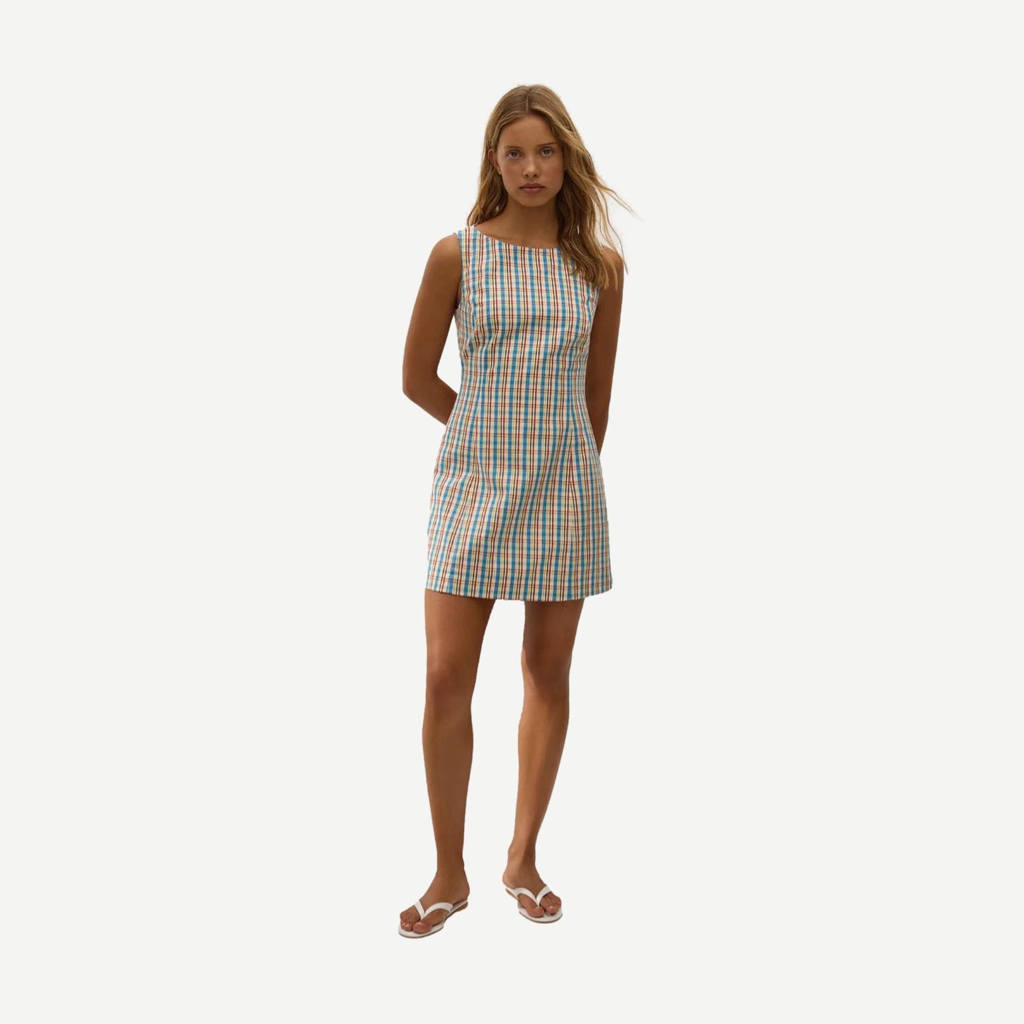 Lydie Mini Dress - Sofia Check - Galvanic.co