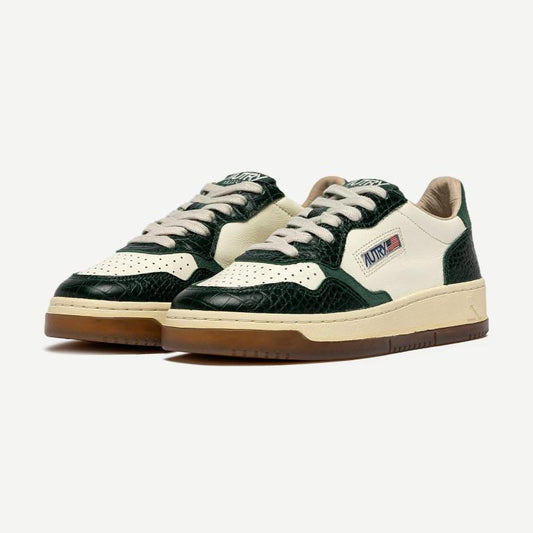 Medalist Low W Leather Cocoprint - Marsh/Green - Galvanic.co